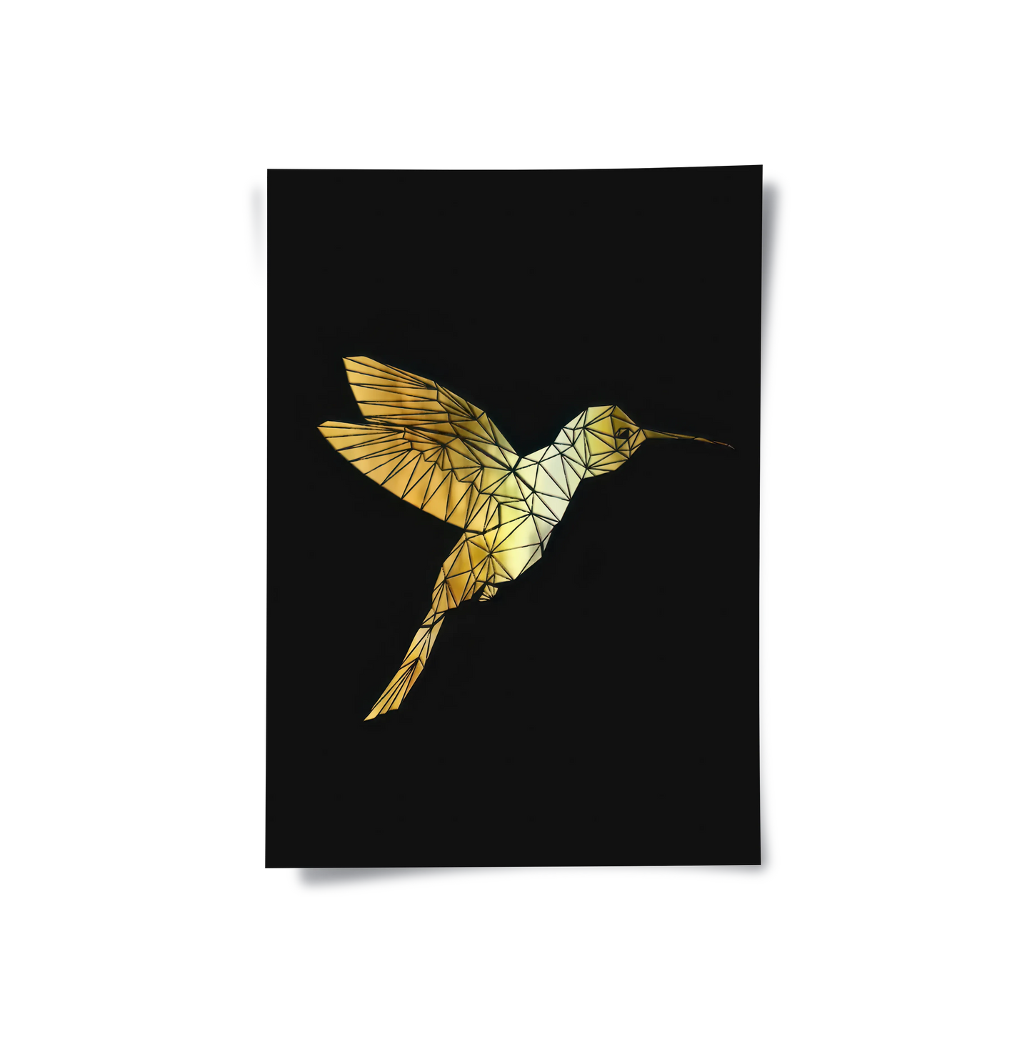 2Golden Hummingbird - Poster