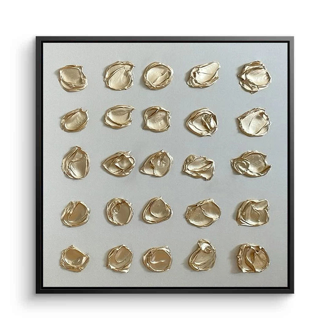 2Golden Impasto Orbs #GOG925