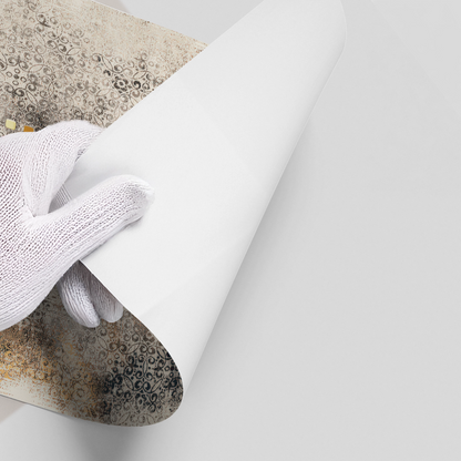 Golden Kufic Calligraphy - Poster