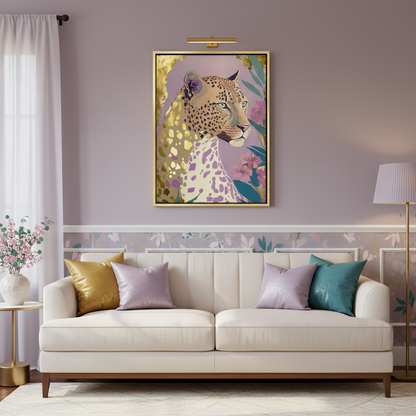 Golden Leopard - Canvas