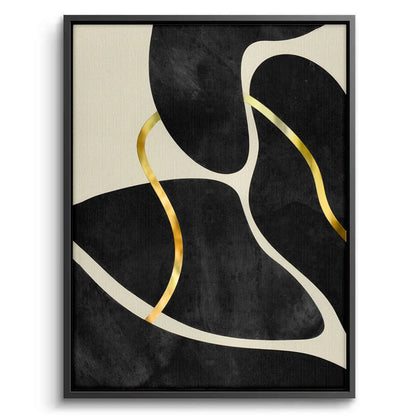 Golden Meander Set of 2 - Canvas