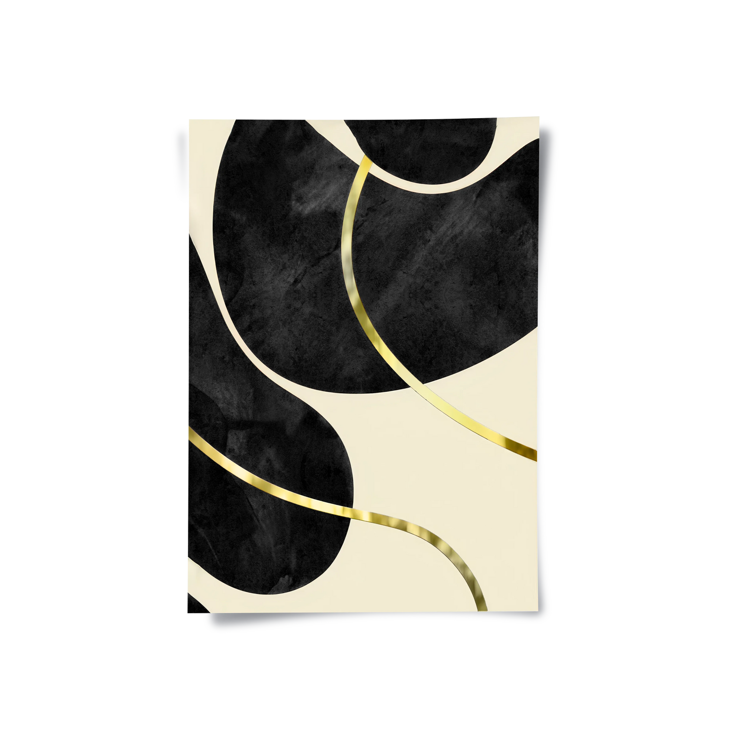 2Golden Meander Set of 2 - Poster