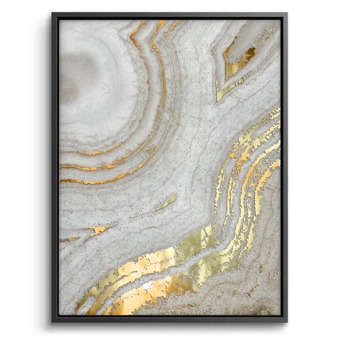 2Golden Mineral Set of 2 - Canvas