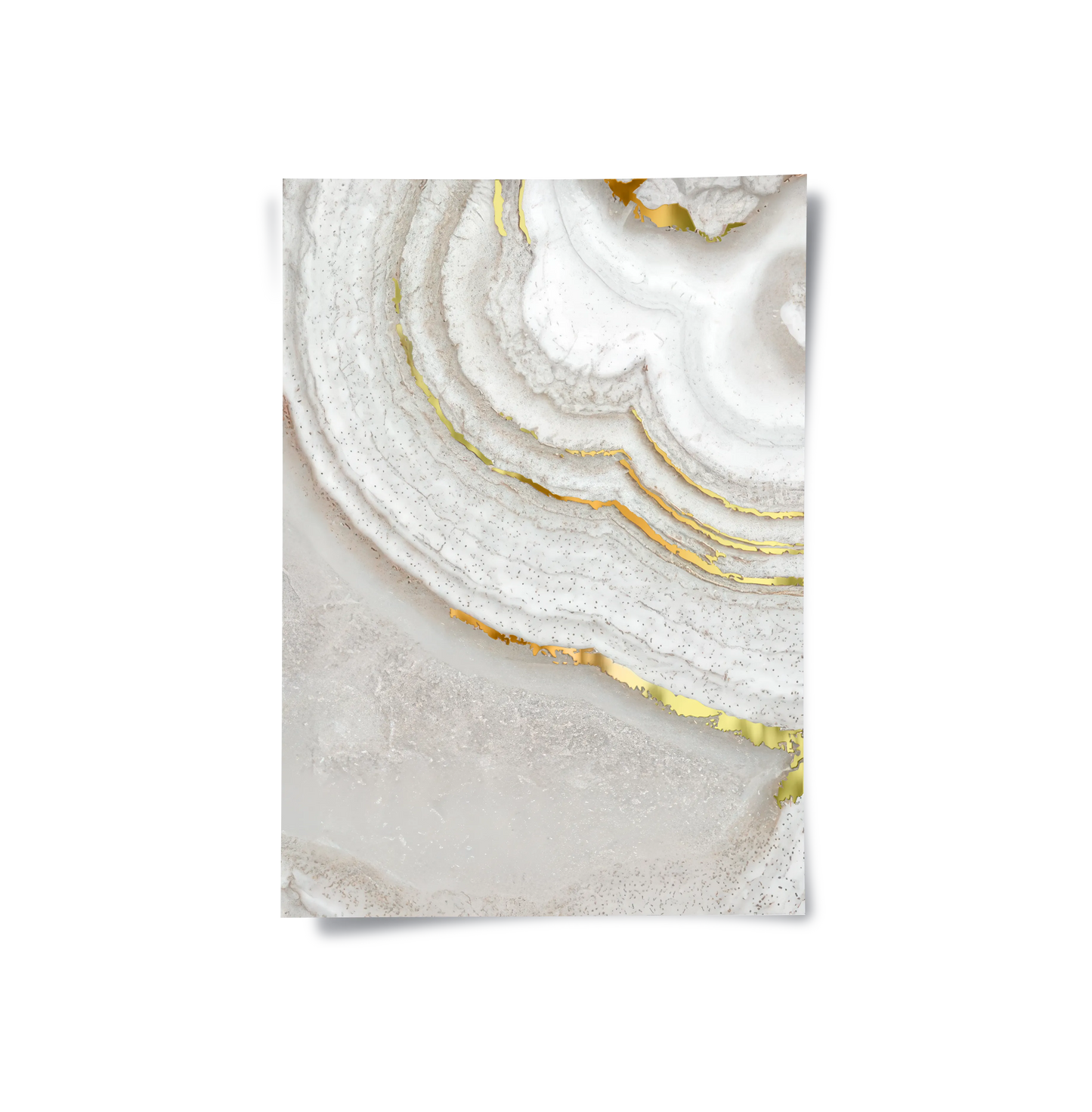 2Golden Mineral Set of 2  - Poster