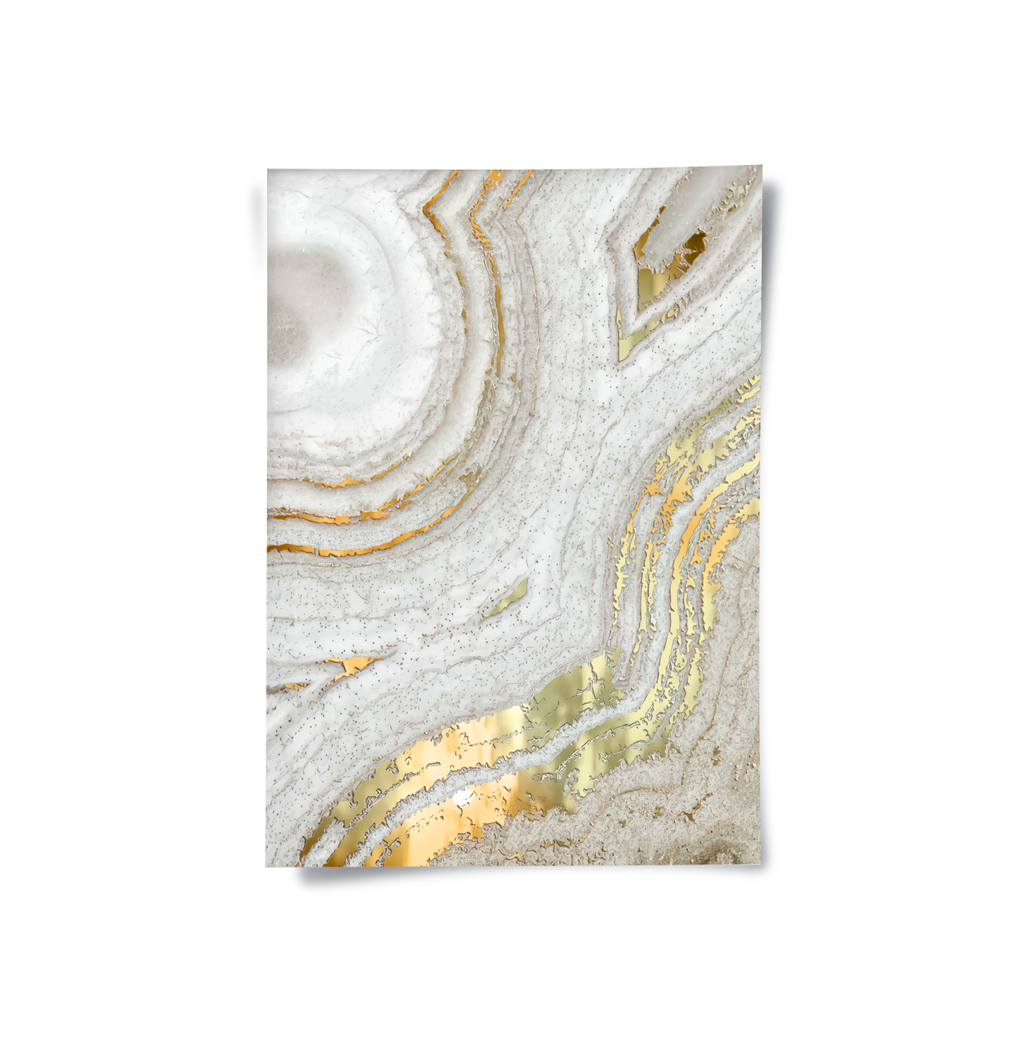 2Golden Mineral Set of 2  - Poster