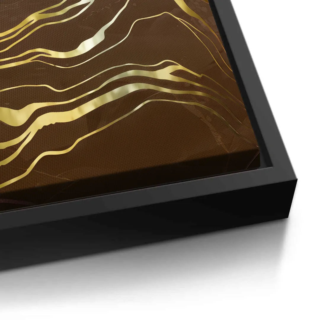 Golden River Set of 2 - Canvas - Jasmineart.ae