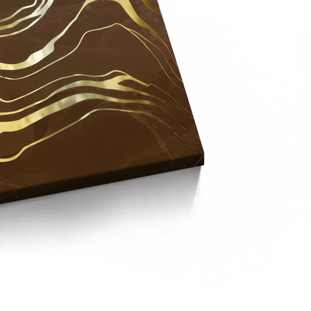 Golden River Set of 2 - Canvas - Jasmineart.ae