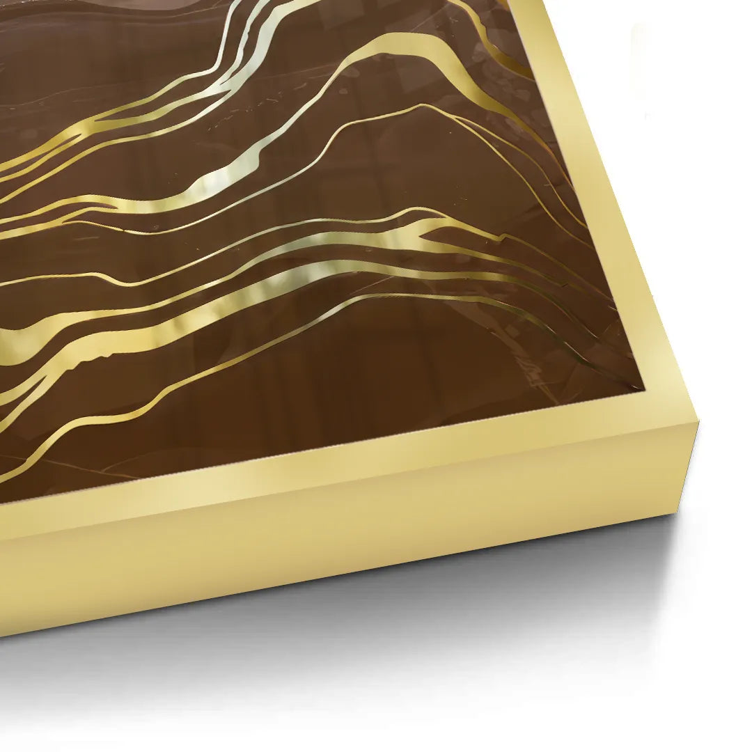 Golden River Set of 2 - Fine Art - Jasmineart.ae