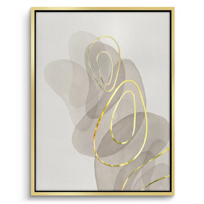 Golden Trace - Canvas
