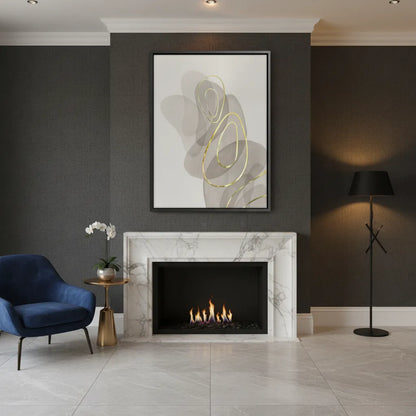 Golden Trace - Canvas