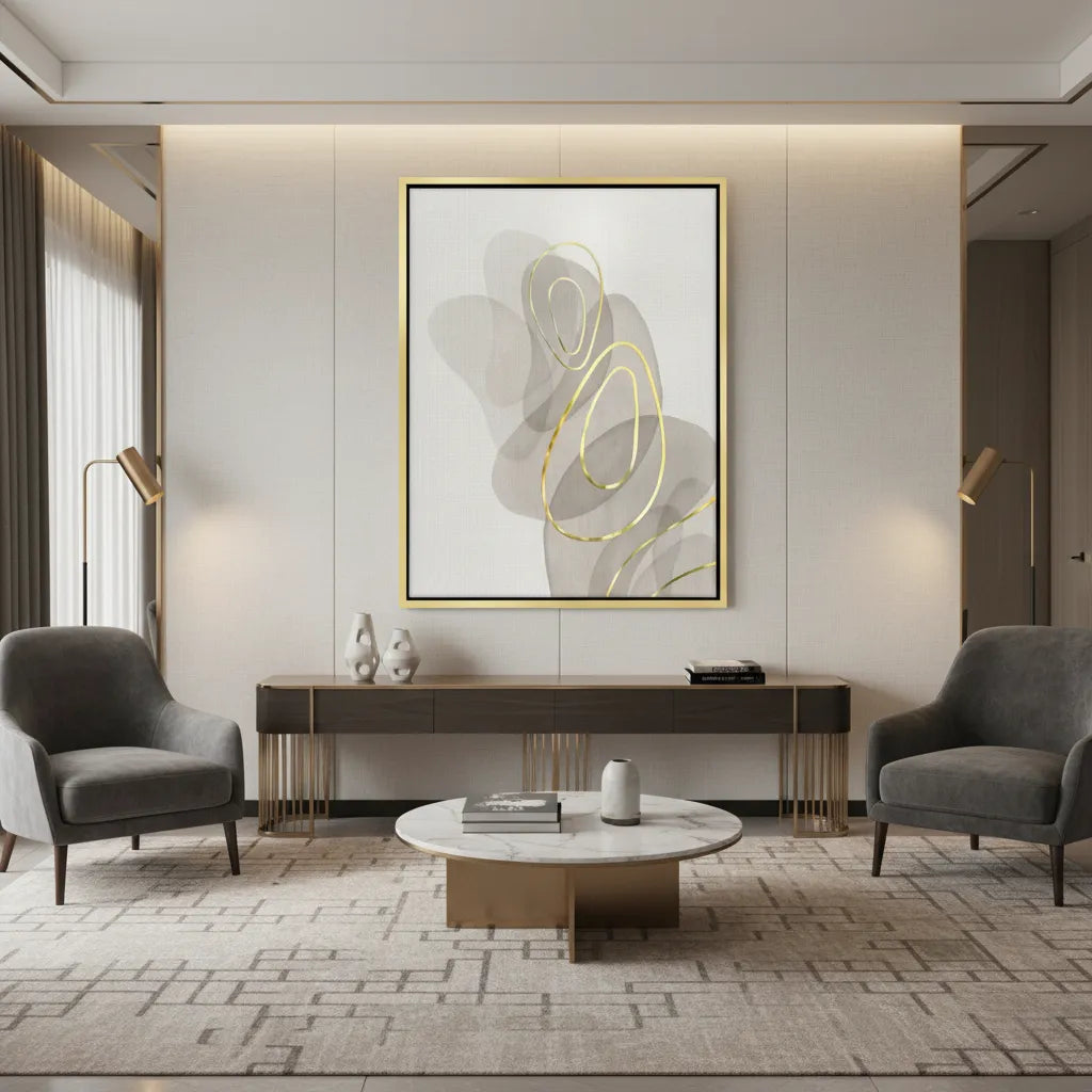 2Golden Trace - Canvas