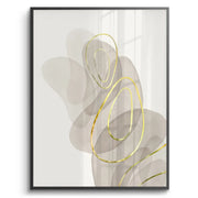 Golden Trace - Fine Art - Jasmineart.ae