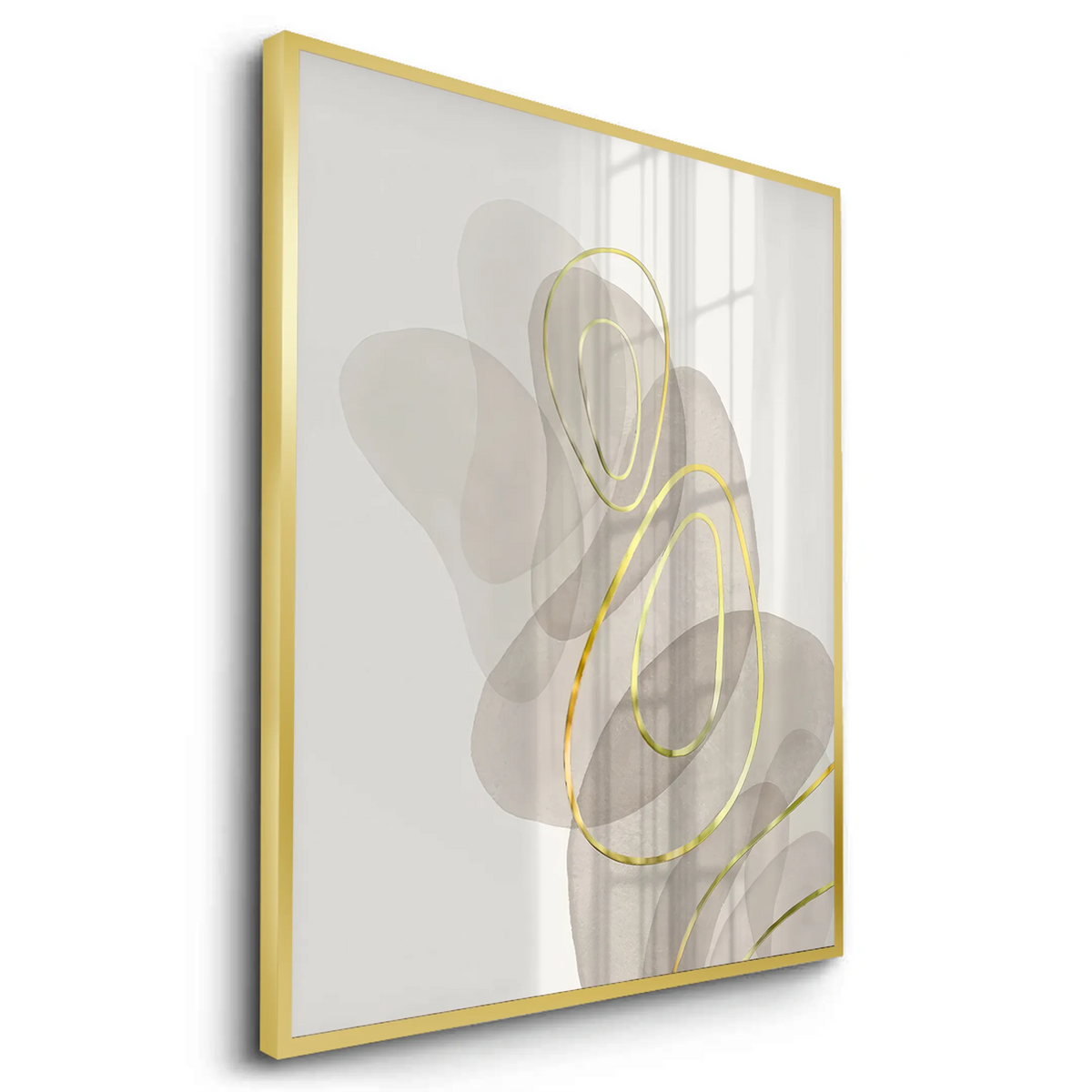 Golden Trace - Fine Art - Jasmineart.ae