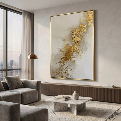 Golden Vein Abstract Textured #GVA-TEXT-01