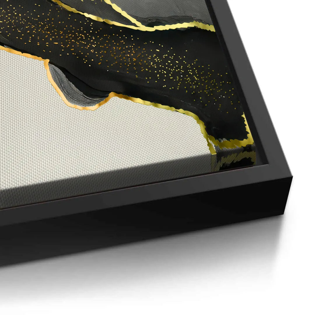 Golden Veins Set of 3 - Canvas - Jasmineart.ae