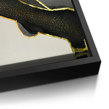 Golden Veins Set of 3 - Canvas