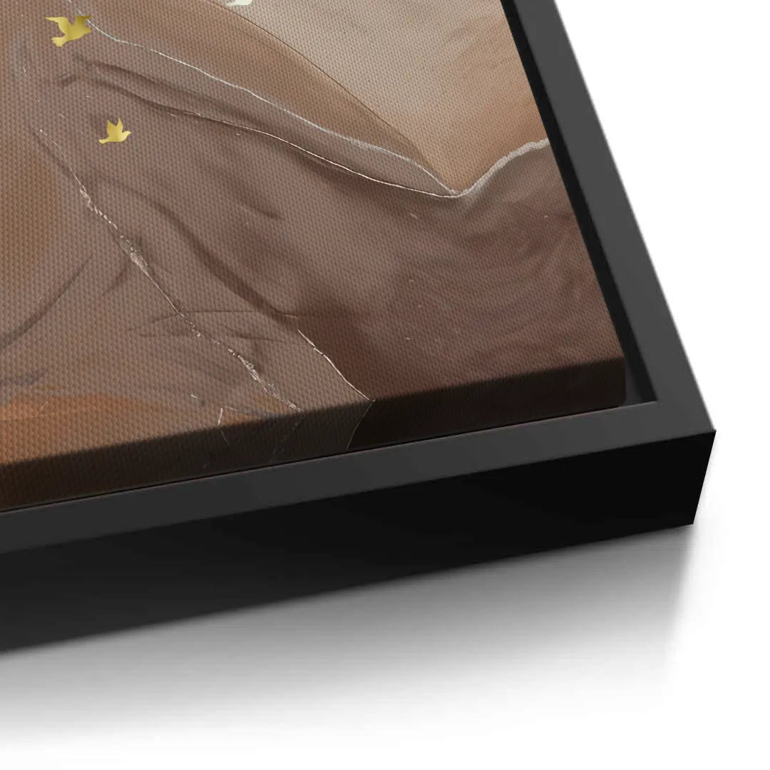Golden Ascent Set of 3 - Canvas - Jasmineart.ae