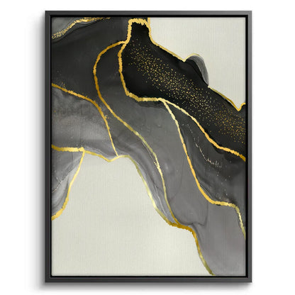 Golden Veins Set of 3 - Canvas