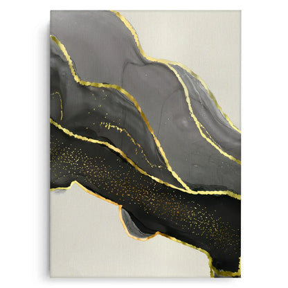Golden Veins Set of 3 - Canvas