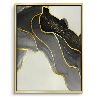 Golden Veins Set of 3 - Canvas