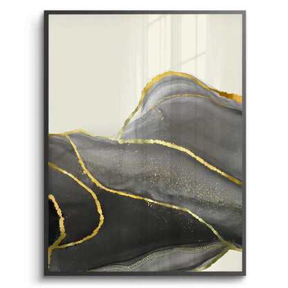 golden-veins-set-of-3 - Fine Art