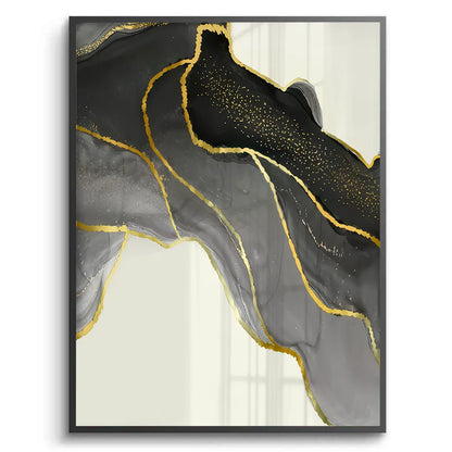 golden-veins-set-of-3 - Fine Art