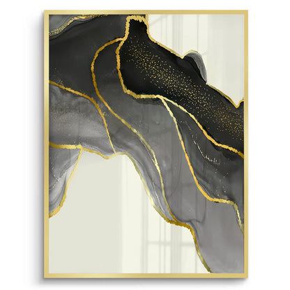 golden-veins-set-of-3 - Fine Art