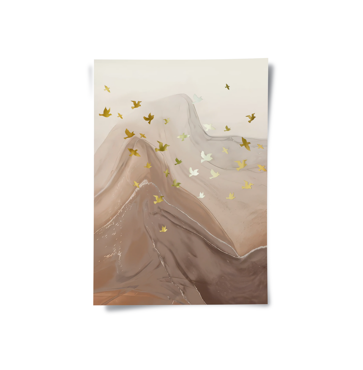 2Golden Ascent Set of 3 - Poster
