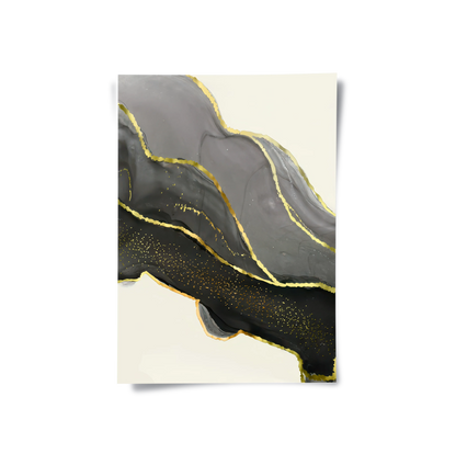 golden-veins-set-of-3- Poster
