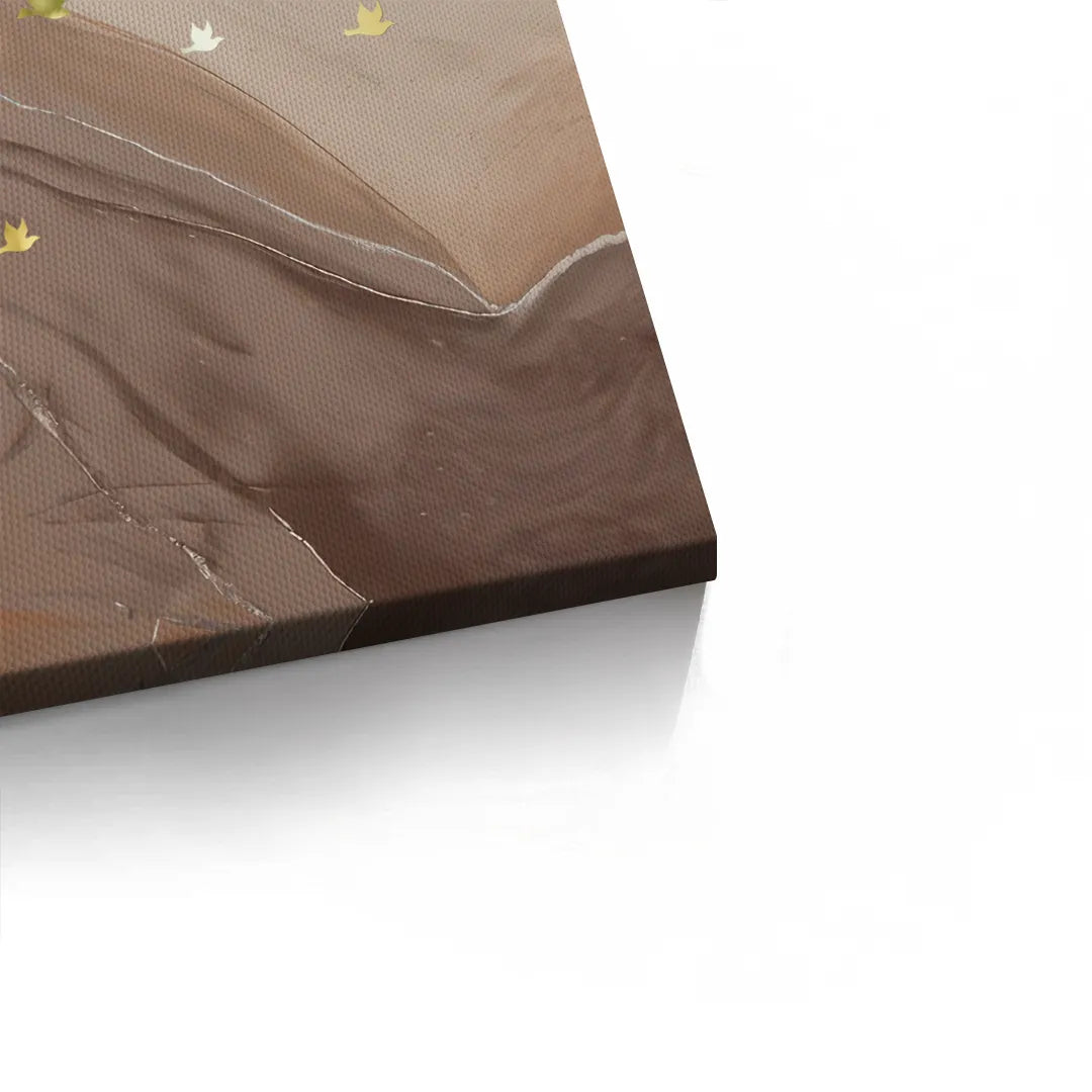 Golden Ascent Set of 3 - Canvas - Jasmineart.ae