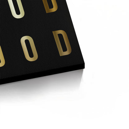 Good Food Good Mood - Canvas