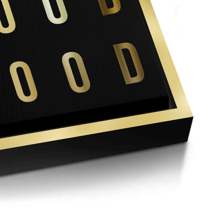 Good Food Good Mood - Canvas