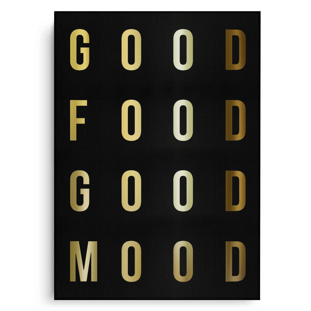 2Good Food Good Mood - Canvas