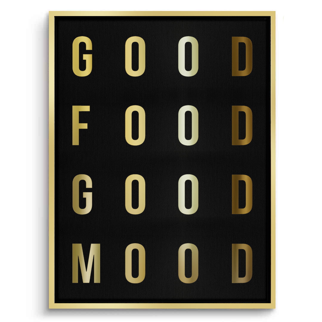 2Good Food Good Mood - Canvas