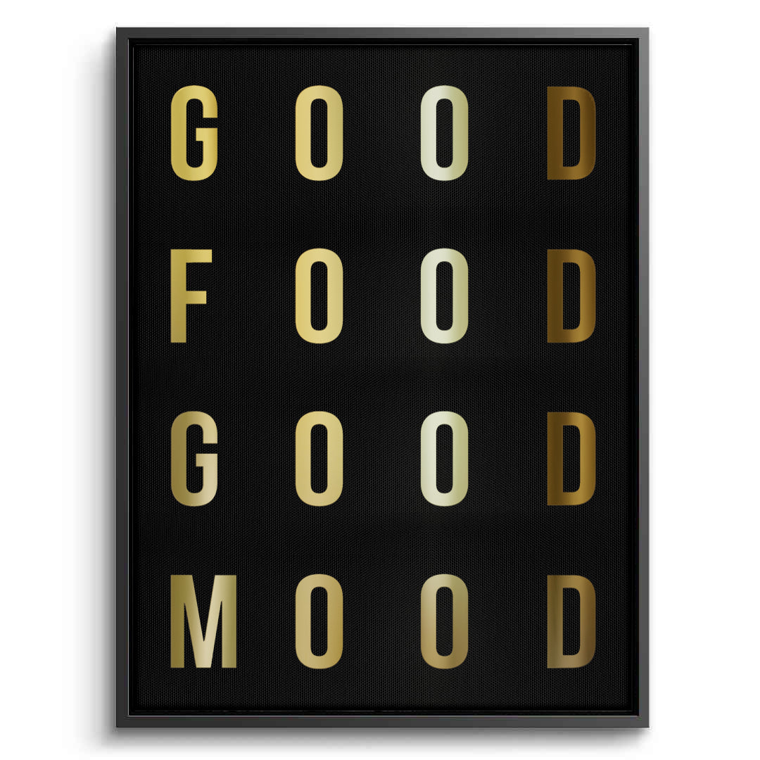2Good Food Good Mood - Canvas
