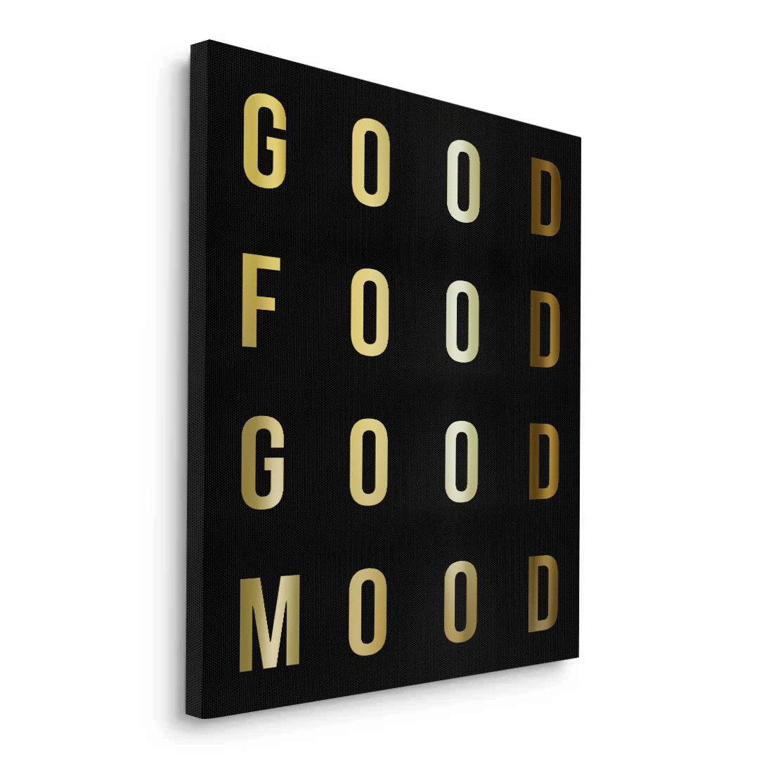2Good Food Good Mood - Canvas