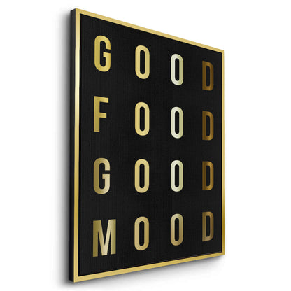 Good Food Good Mood - Canvas