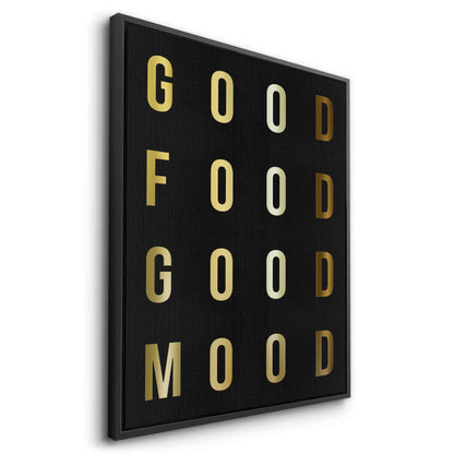Good Food Good Mood - Canvas