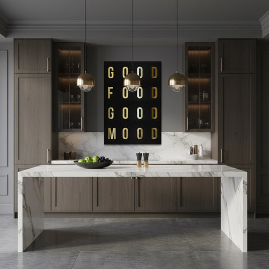 Good Food Good Mood - Canvas