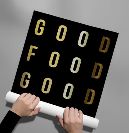 Good Food Good Mood - Poster