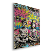 Graffiti Kingdom - Acrylic - Jasmineart.ae