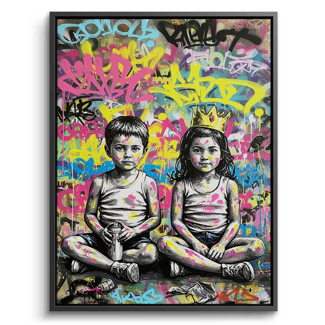 Graffiti Kingdom - canvas - Jasmineart.ae
