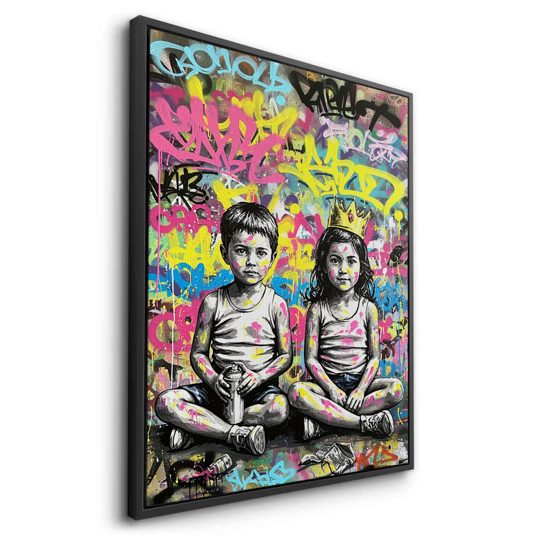 Graffiti Kingdom - canvas - Jasmineart.ae