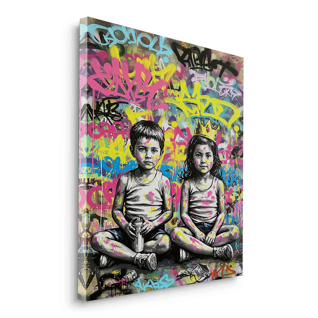 Graffiti Kingdom - canvas - Jasmineart.ae