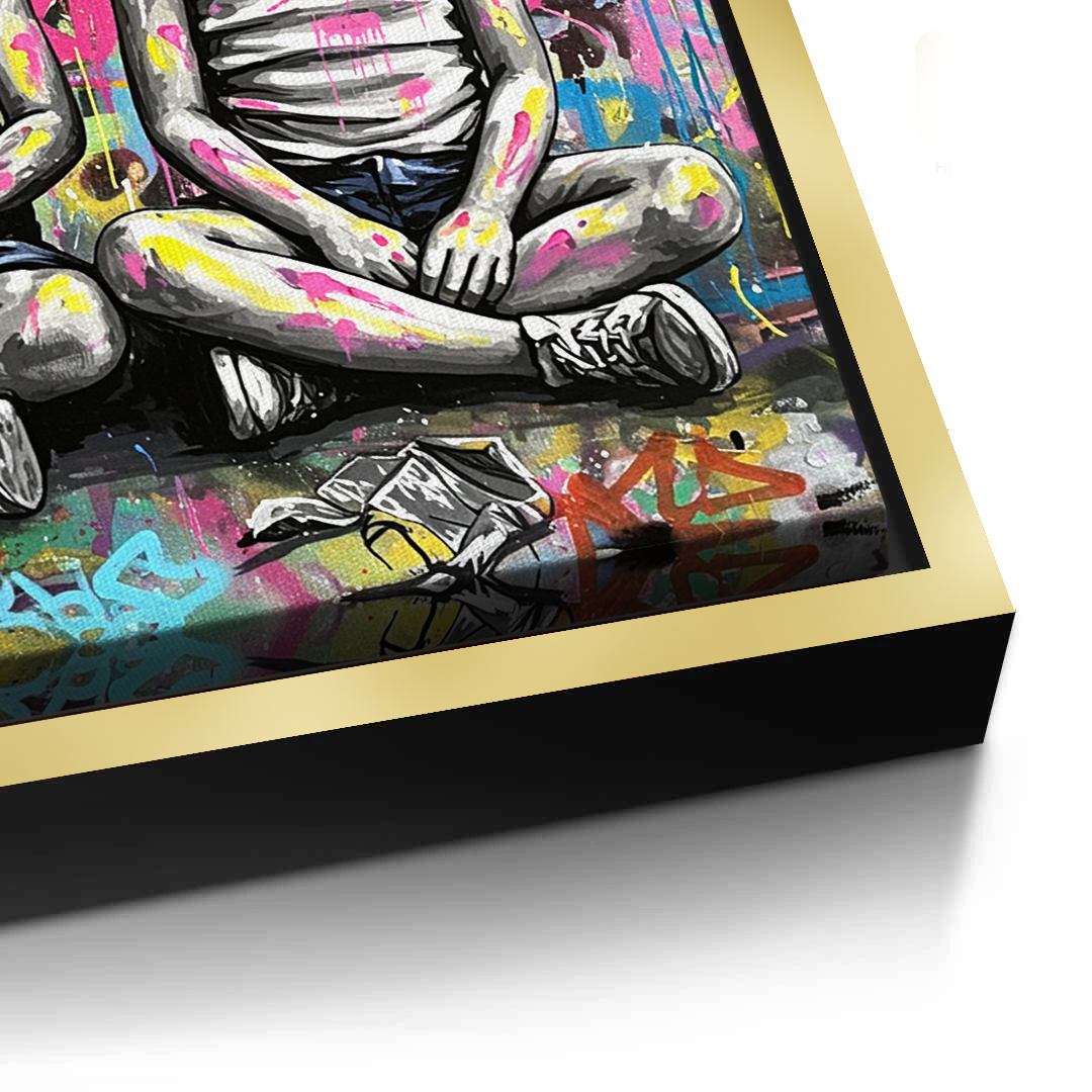 Graffiti Kingdom - canvas - Jasmineart.ae