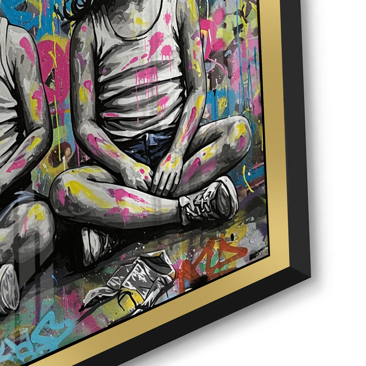 Graffiti Kingdom - Acrylic - Jasmineart.ae
