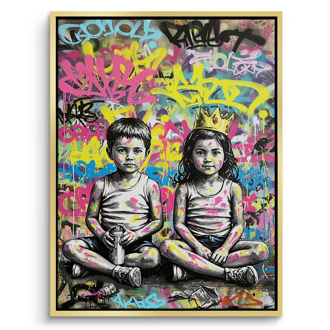 Graffiti Kingdom - canvas - Jasmineart.ae