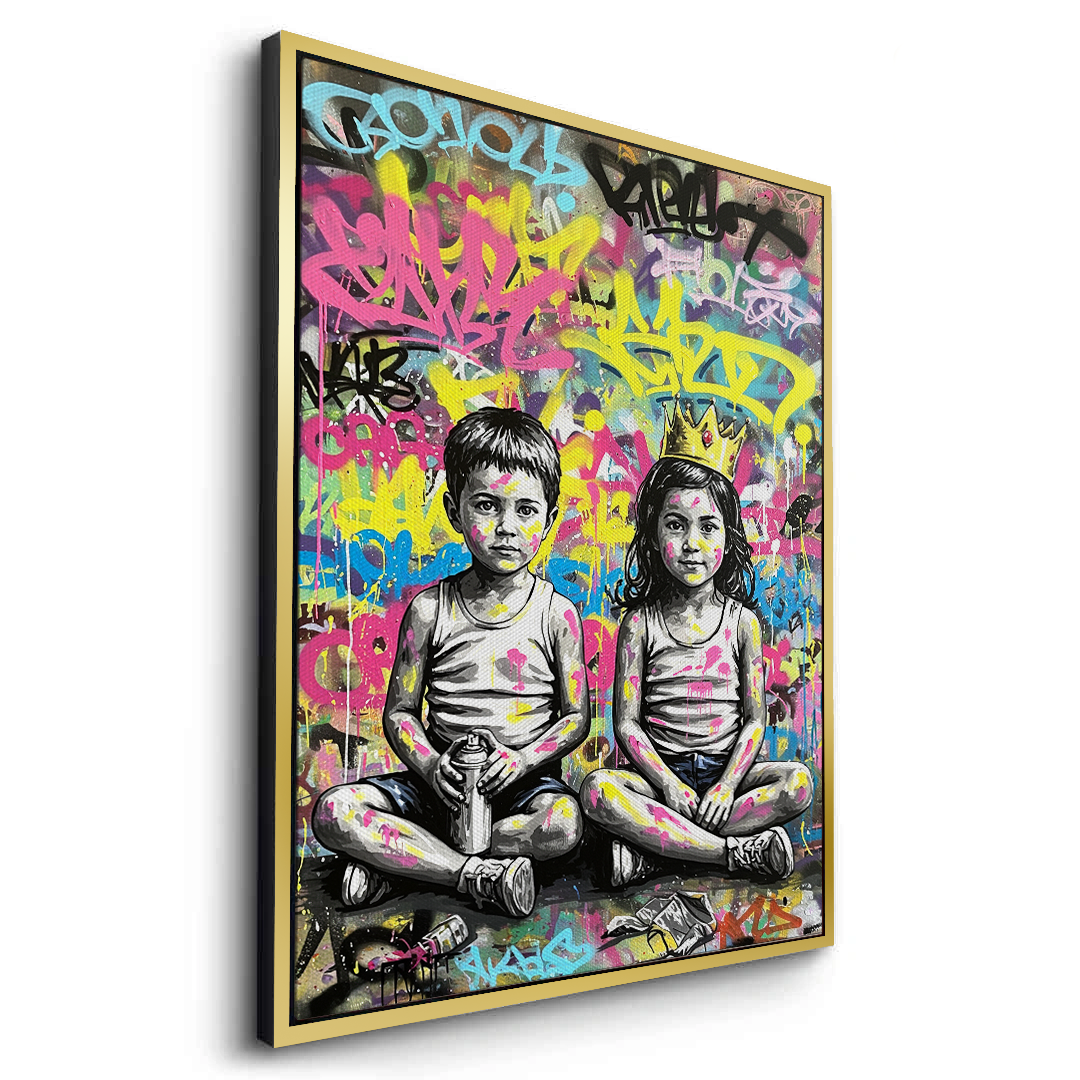 Graffiti Kingdom - canvas - Jasmineart.ae