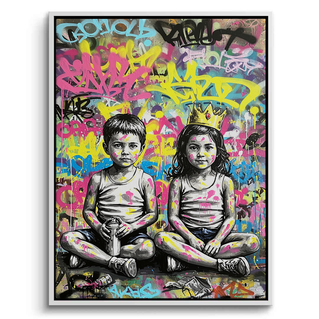 Graffiti Kingdom - canvas - Jasmineart.ae