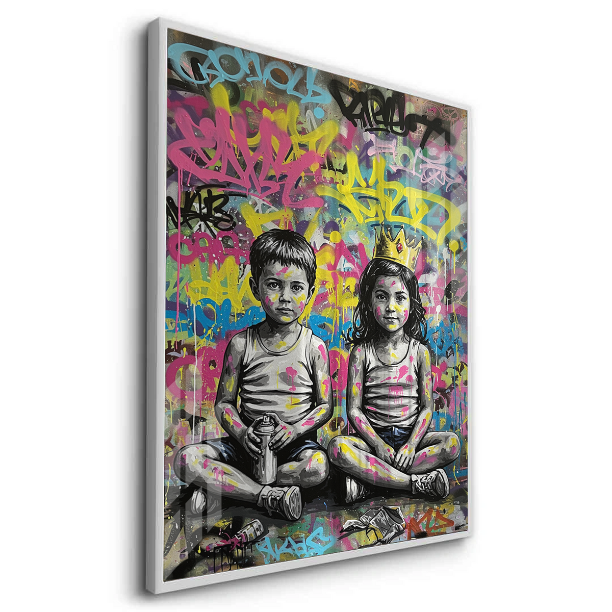 Graffiti Kingdom - Fine Art - Jasmineart.ae